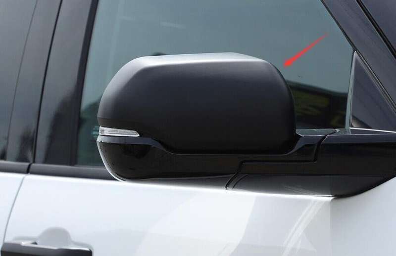 For Toyota Tundra 2022-2024 Matte Black Rear View Side Mirror Cover Trim 2PCS