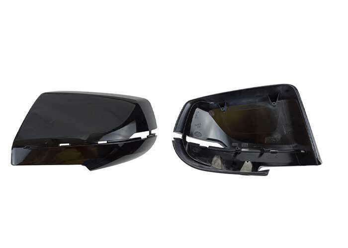 For Cadillac XTS 2013-2019 Black Exterior Rear View Mirror Cover Trim Replace
