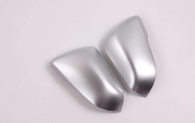 For BMW X1 2016-2020 F48 ABS silver car exterior rear view mirror cover trim 2pc