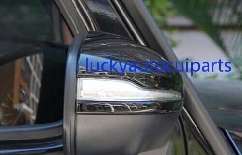 Fit For Benz 2020-2022 GLE GLS Gloss Black Rear View Side Mirror Cover Trim 2pcs