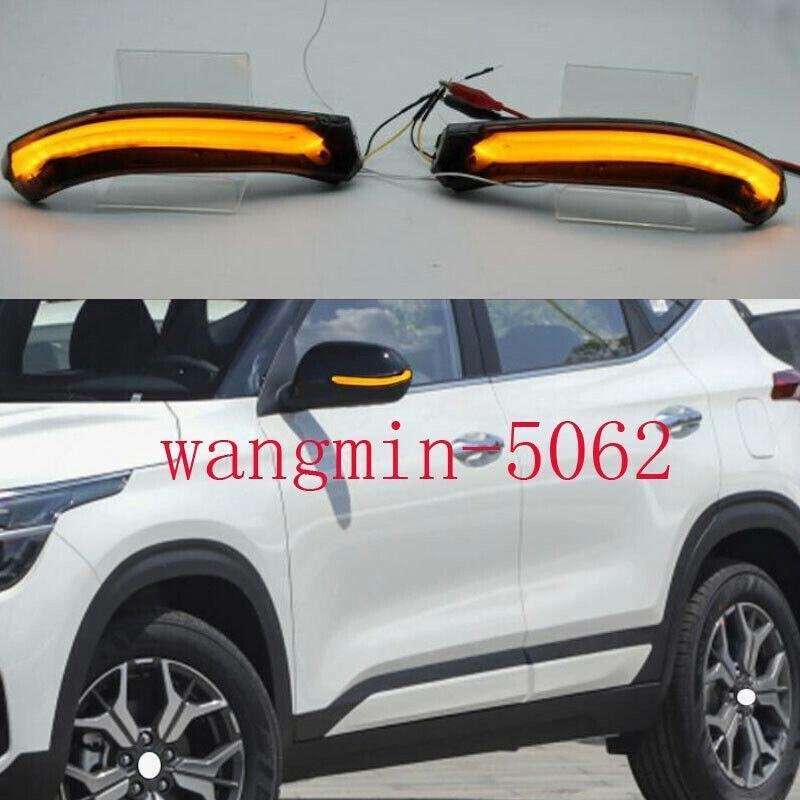 For Kia Seltos 2020-2022 left&amp;right LED Rearview Mirror Signal light Replace