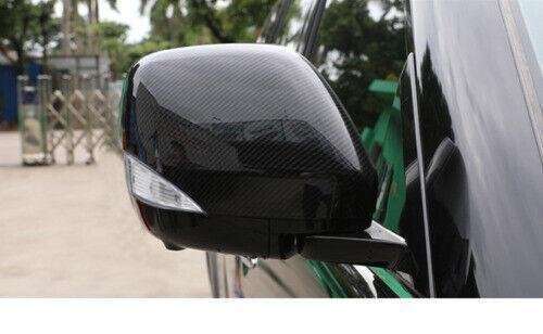Carbon Fiber Exterior Rear View Mirror Cover Trim For Nissan Armada 2017-2020 2X