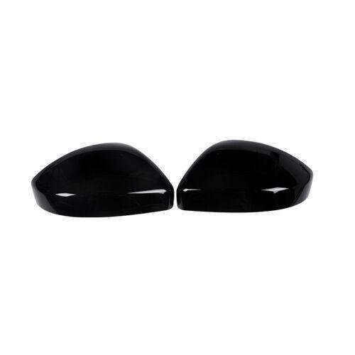 For Range Rover Evoque 2012-2022 Gloss Black Rear View Side Mirror Cover Trim 2X