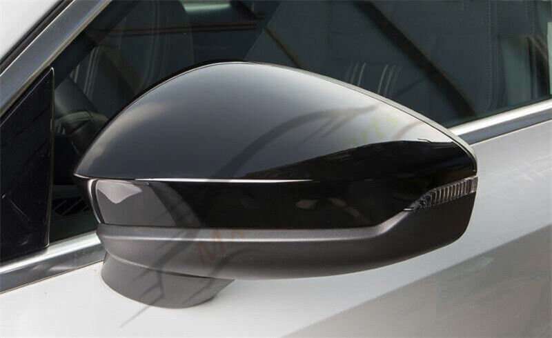 2Pcs ABS Bright Black Rearview Mirror Cover Refit For Audi AS S3 RS3 2022