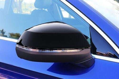 Fit For Audi Q5 2018-2020 2023 ABS Black Rear View Side Mirror Cover Trim 2PCS