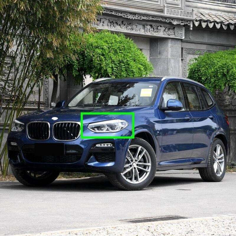 For BMW X3 X4 G01 G02 G08 2018-2019 Headlamp Headlight Cover Lens Left