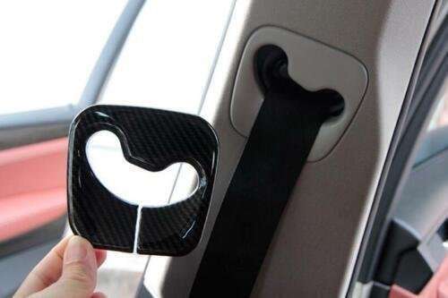 For BMW X3 F25 X4 2011-2017 Carbon Fiber Interior Seat Belt Buckle Cover Trim