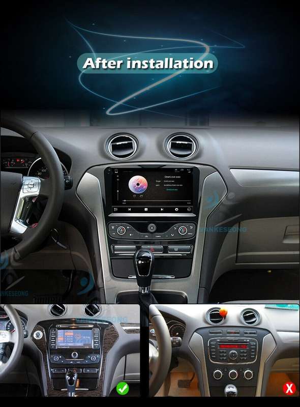 9"Android 12 Car Stereo For Ford Mondeo MK4 2011-2013 GPS Sat Nav CarPlay Radio