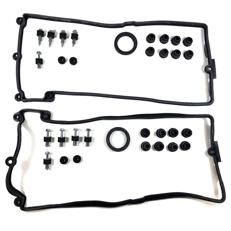 New Left + Right Valve Cover Gasket Set For BMW E60 E63 E64 E70 X5 4.4i N62 4.8i