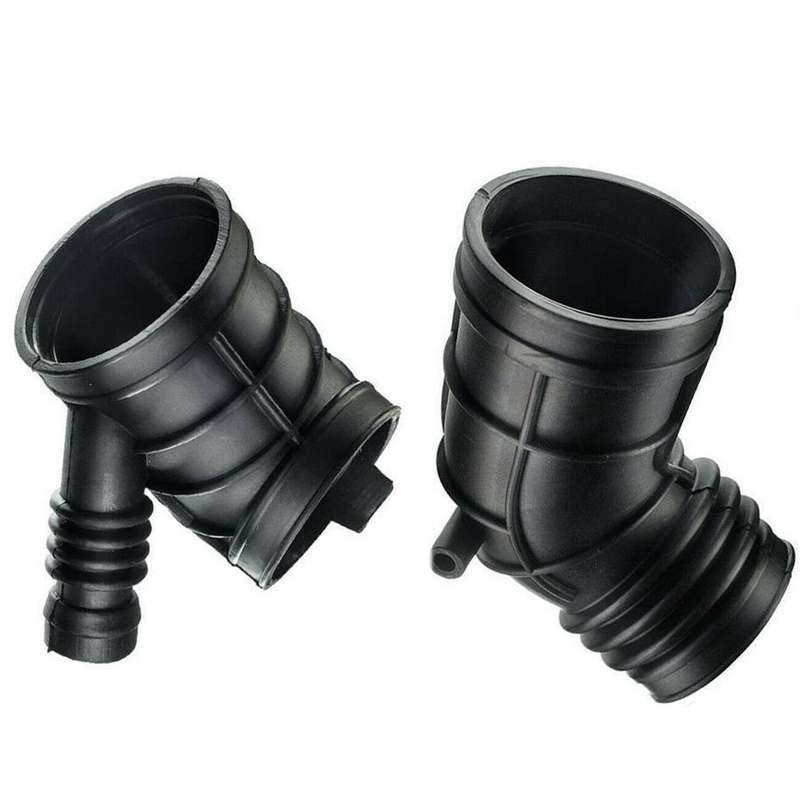 2 Engine Air Intake Hose To MAF &amp; Throttle Fit BMW E46 323i 325i 328i Z3 M54 M52