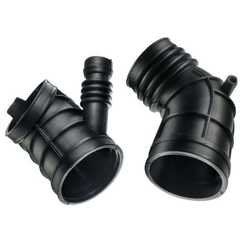 2 Engine Air Intake Hose To MAF &amp; Throttle Fit BMW E46 323i 325i 328i Z3 M54 M52