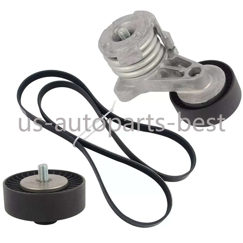 Drive Belt Pulley + Tensioner Kit for BMW E82 E90 E91 E60 2006-2013 11287535860
