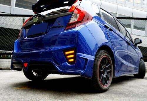 For Honda Fit Jazz GK5 2014-2017 Led Rear Bumper Fog Light Streamer Reversing