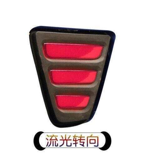 For Honda Fit Jazz GK5 2014-2017 Led Rear Bumper Fog Light Streamer Reversing