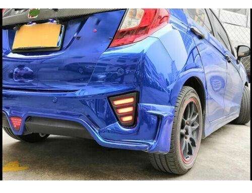 For Honda Fit Jazz GK5 2014-2017 Led Rear Bumper Fog Light Streamer Reversing