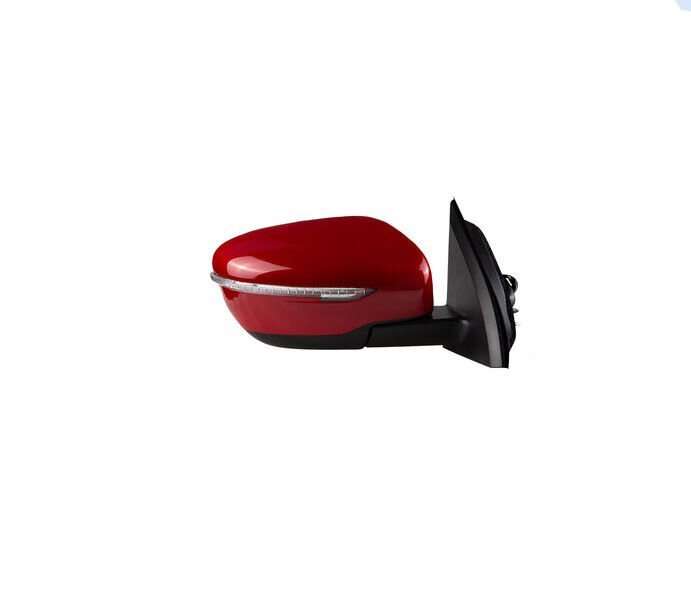 Side View Mirror Assembly 7 Pins Red Right Side For 2015-2022 Nissan Qashqai