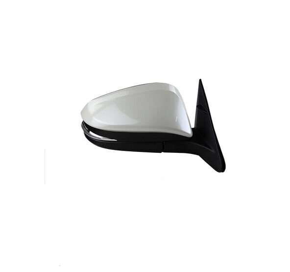 Side View Mirror Assembly 5 Pins White Right For 15-18 Toyota Highlander Kluger
