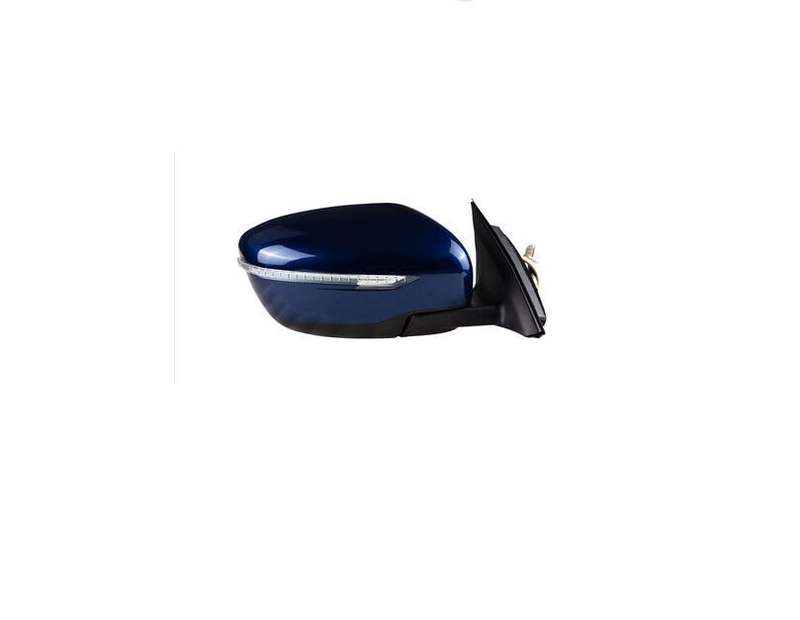 Side View Mirror Assembly 7 Pins Blue Right For 2014-2019 Nissan X-trail Rogue