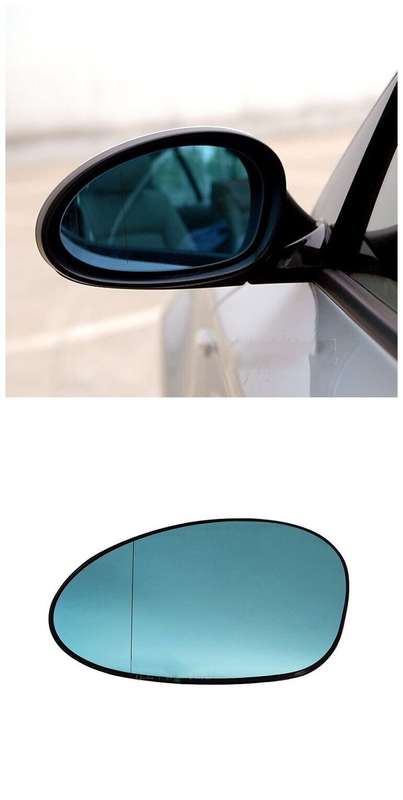 Side View Mirror Glass Heating Left For BMW 1 3 Series E81E82E87E88 Z4 Blue