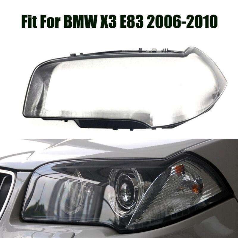 Fit For BMW X3 E83 2006 2007 2008 2009 2010 Headlight Clear Lens Left Cover