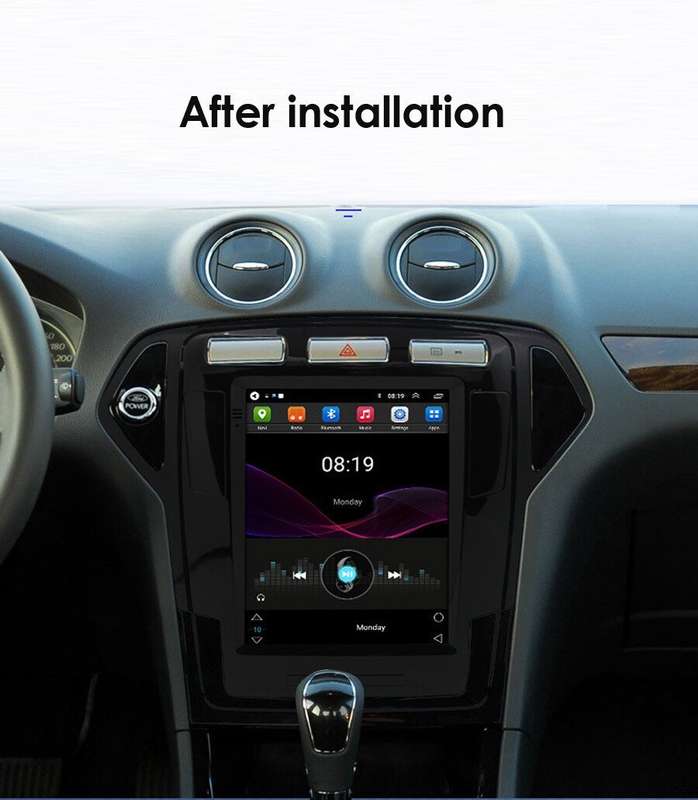 9.7"Android CarPlay Head Unit For Ford Mondeo MK4 2007-2010 DAB+Radio GPS Stereo
