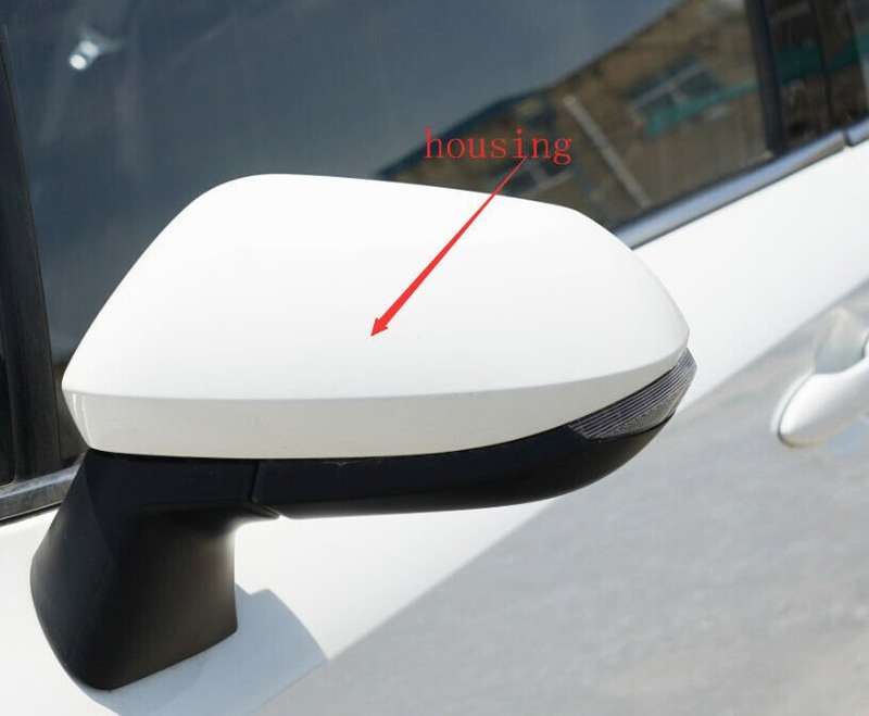 White Side View Mirror Housing Markdown Sale Left For 21-23 Toyota Allion Sedan