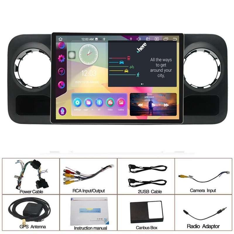 13.3" Android Auto CarPlay For Mercedes Sprinter 2018-2022 GPS SatNav Car Stereo