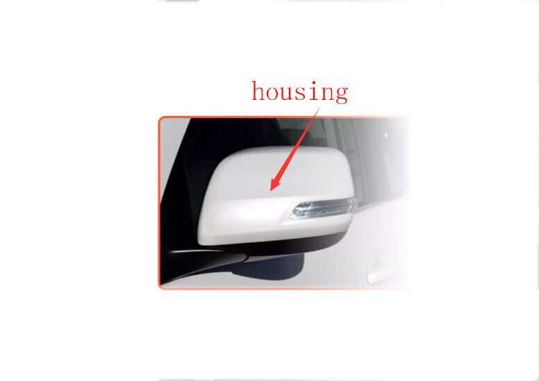 Side View Mirror Housing White Left For 2010-2016 Toyota Land-Cruiser J70 SUV