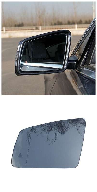 Side View Mirror Glass Heated Blind Spot Left Part For Mercedes-Benz W204 W212