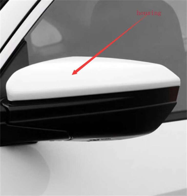 For 16-21 Honda 10th Gen Civic Side View Mirror Housing Original White Left