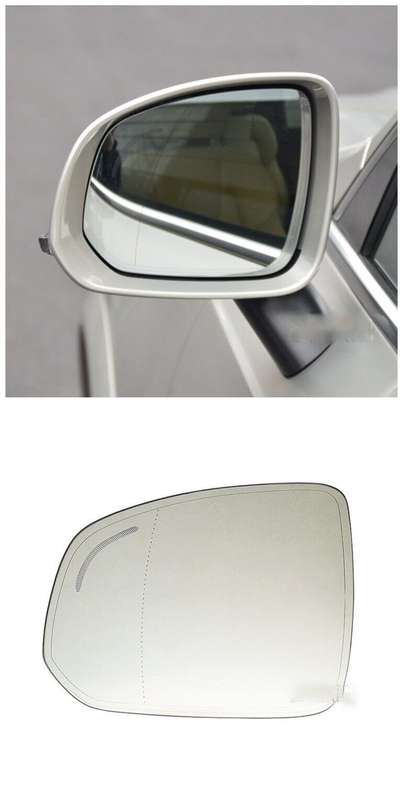 Side View Mirror Glass Heating Blind Spot Left 1PC For 2015-2022 Volvo XC90