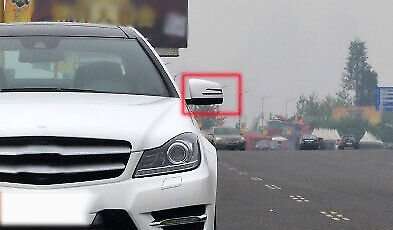 For 2007-2013 Mercedes-Benz C Class W204 Side View Mirror Assembly Left White