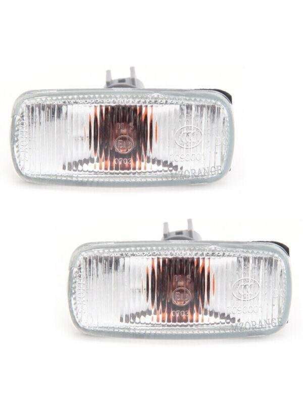 Pair Left Right Side Fender Lamp Marker Light W/Bulbs For Chrysler 300C