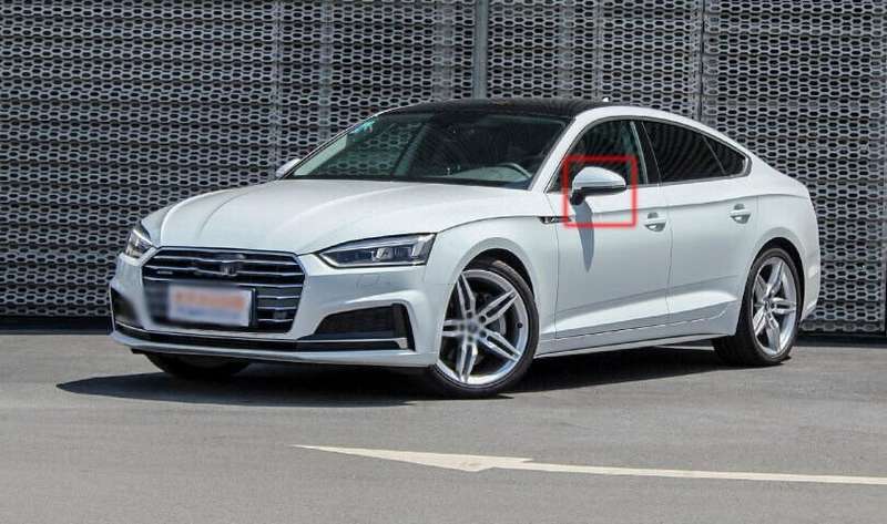 For 2017-2020 Audi A5 F5A Side View Mirror Assembly 7 Pins Hot Sale Left White
