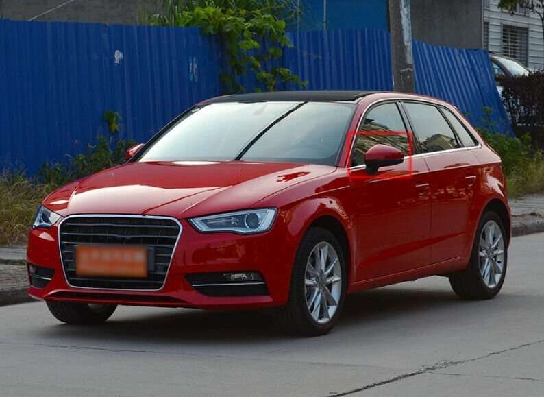 For 2014-2016 Audi A3 8VA Side View Mirror Assembly 8 Pins Hot Sale Left Red