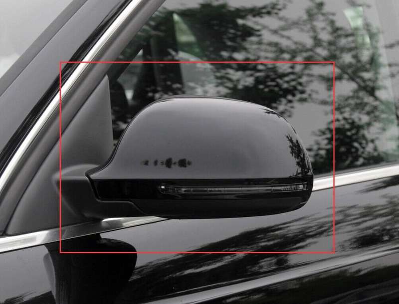 For 13-16 Audi Q3 84B Side View Mirror Assembly 12 Pins High Quality Left Black