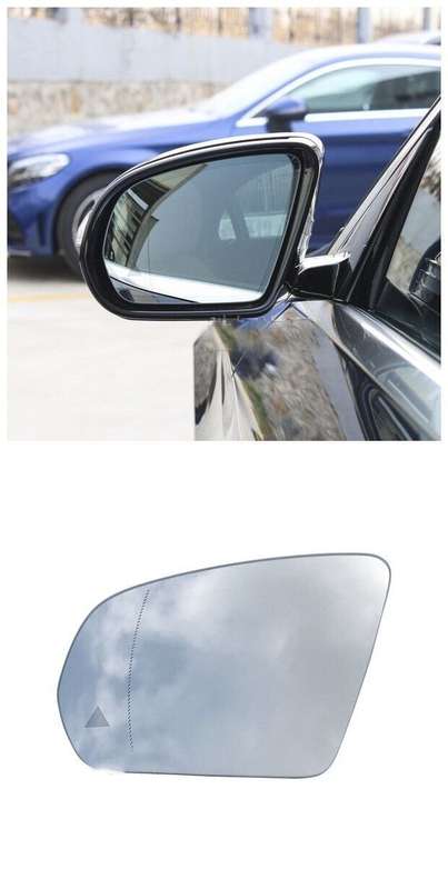 Side View Mirror Glass Heating Blind Spot Left For Mercedes-Benz W205 W213 W253