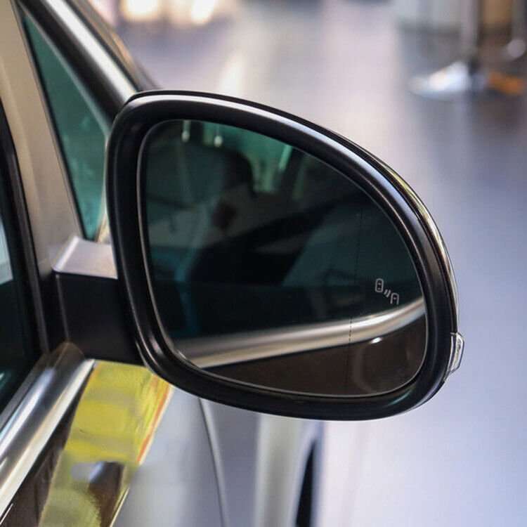 Side View Mirror Glass Heating Blind Spot Right For Volkswagen Tiguan Sharan