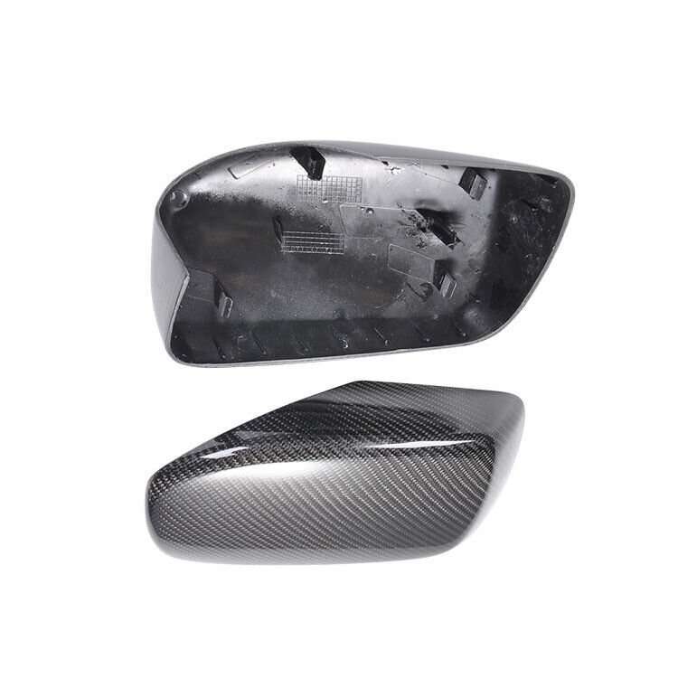 Carbon Fiber Side View Mirror Housing Cap For 05-09 BMW 5 Series E60 Sedan LCI