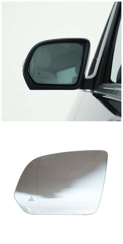 Side View Mirror Glass Heating Blind Spot Left For Mercedes-Benz V-Class W447