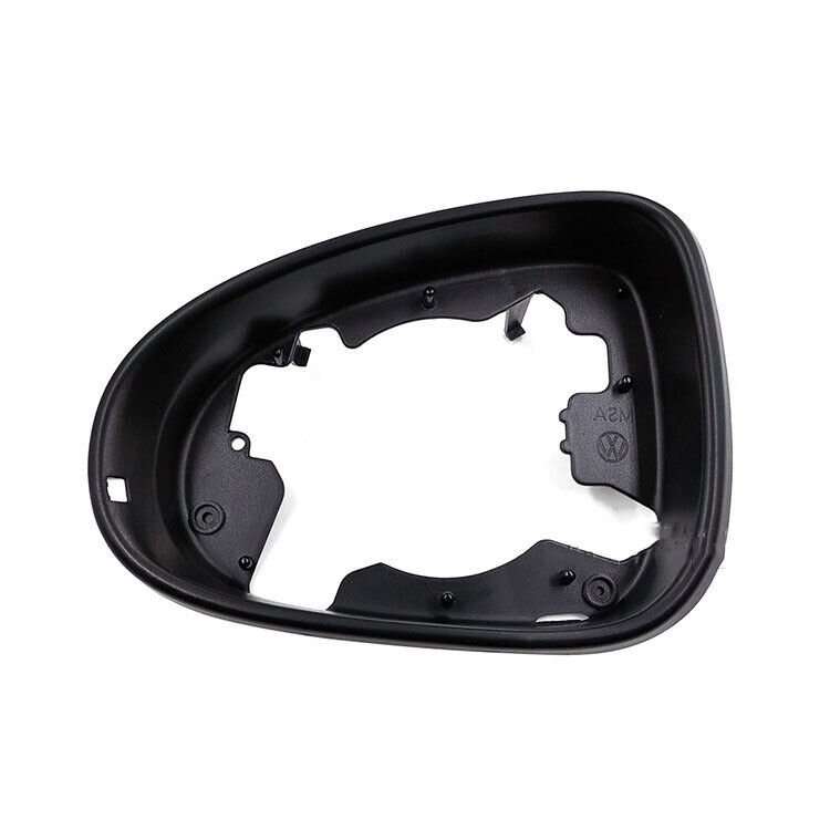 Left Black Front Side Mirror Housing Frame 1PC For 2011-2018 VW Touareg SUV