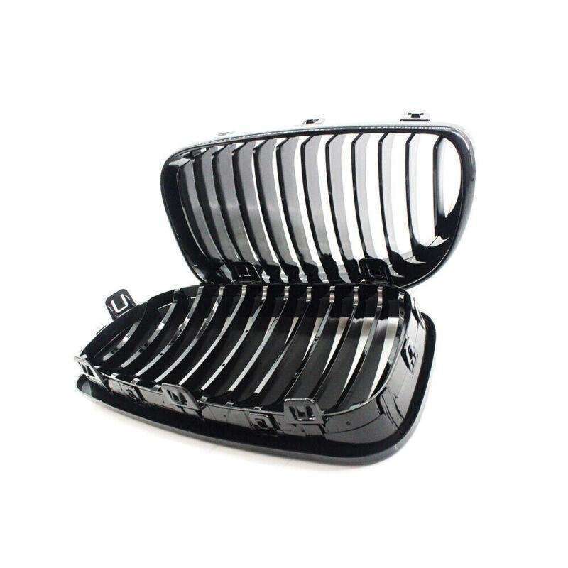 Left&amp;Right for 2008-2011 BMW 1-Series E81 E82 E87 E88 Grille Gloss Black New