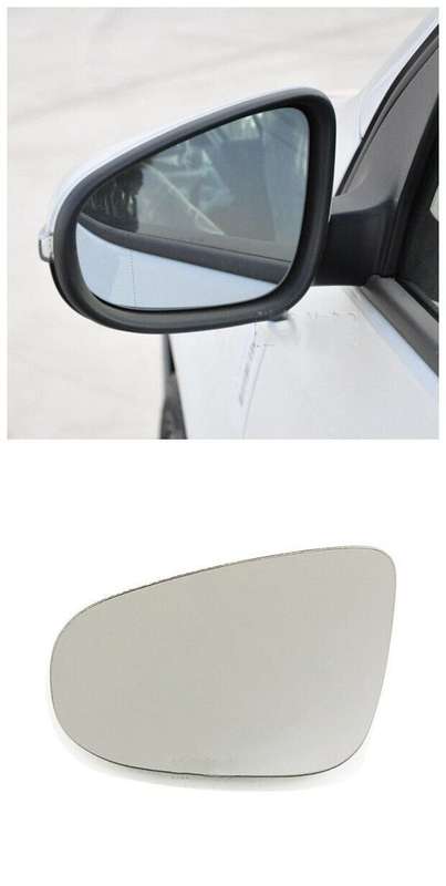 Side View Mirror Glass Heating Left 1PC For Volkswagen Golf 6 GTI R20 Touran