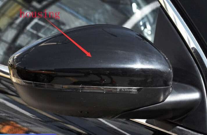 Side View Mirror Housing Top Quality Part Black Right For 2014-2022 Peugeot 408