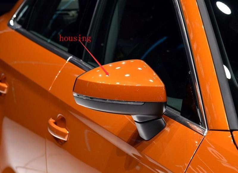 Side View Mirror Housing Top Quality Part Orange Right For 14-17 Audi A3 85S