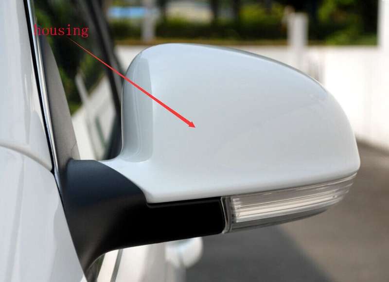 Side View Mirror Housing Ending Sale Wagon White Left For 11-13 VW Golf 6 5K