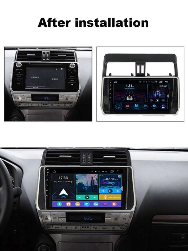 Android Auto Car Radio Stereo GPS SatNav for Toyota Land Cruiser Prado 2017 2018