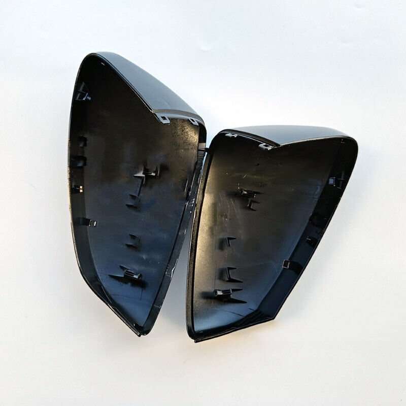 For 2021-2022 Audi A3 Side View Mirror Housing High Quality Glossy Black 2 Pcs