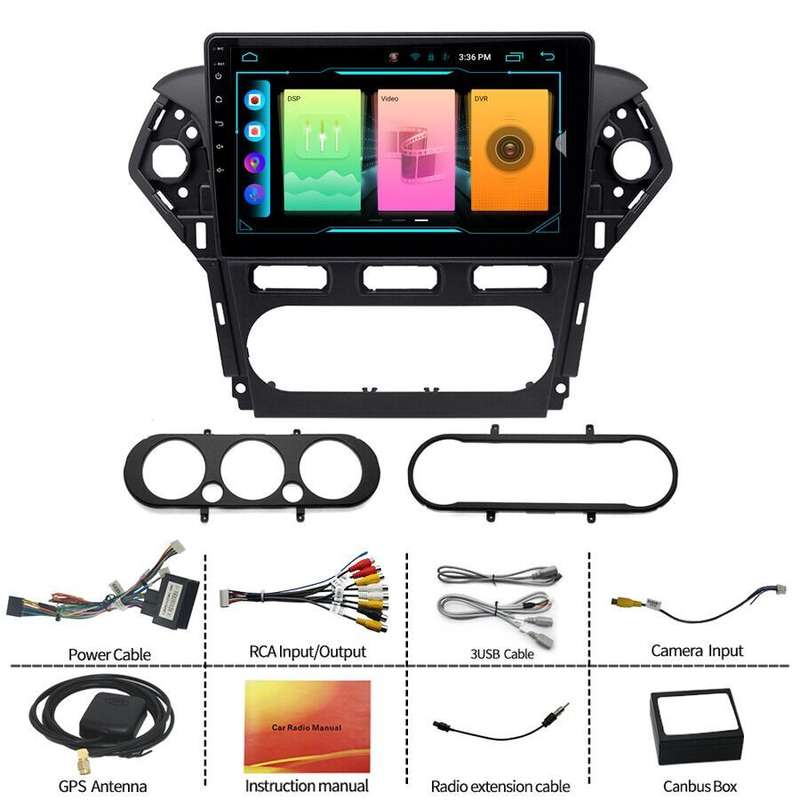 10.1" Car Stereo Video Player GPS FM Radio Sat Nav For Ford Mondeo MK4 2011-2013