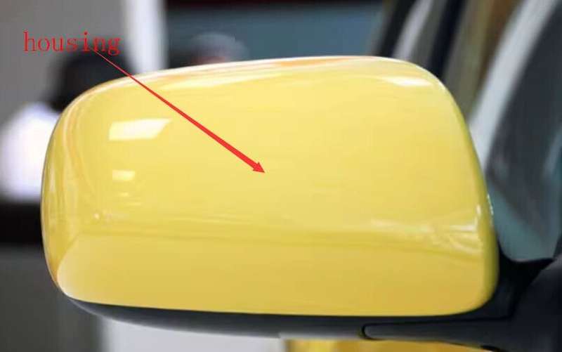 Side View Mirror Housing Yellow Right For 2008-2013 Toyota Yaris P9 Hatchback